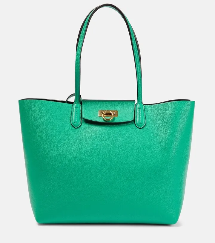 Gancini Small leather tote bag