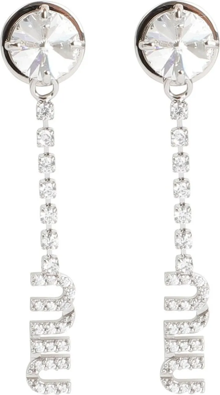 Miu Miu Logo-Embellished Earrings