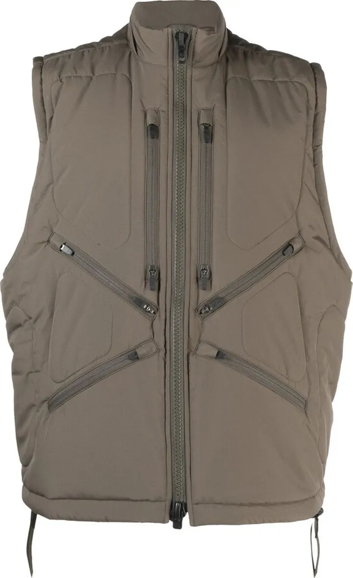 Brown Windstopper Padded Gilet