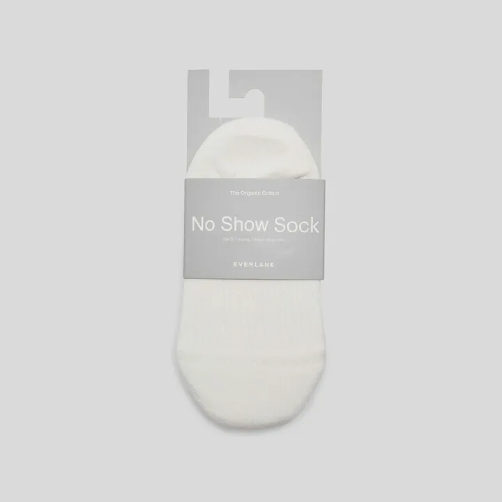 The Organic Cotton No-Show Sock 3-Pack