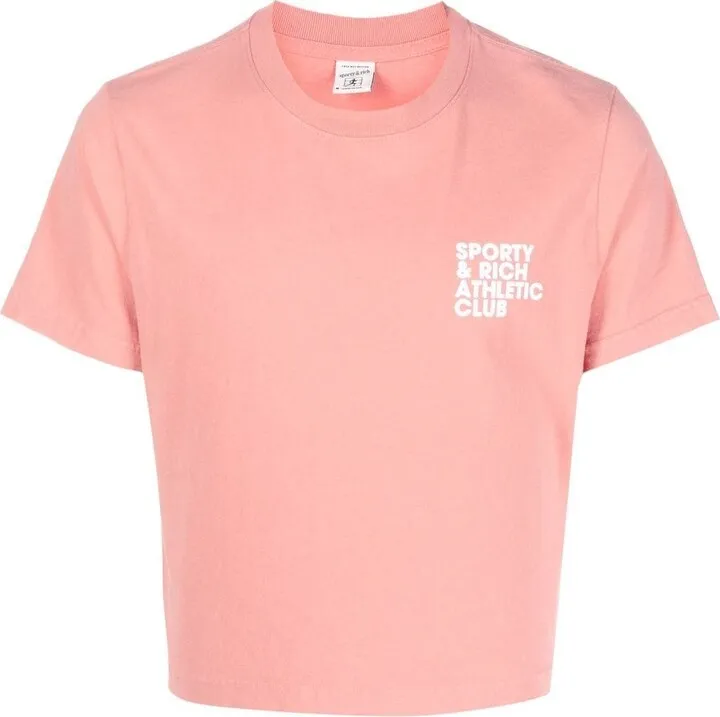Exercise Often slogan-print cropped T-shirt
