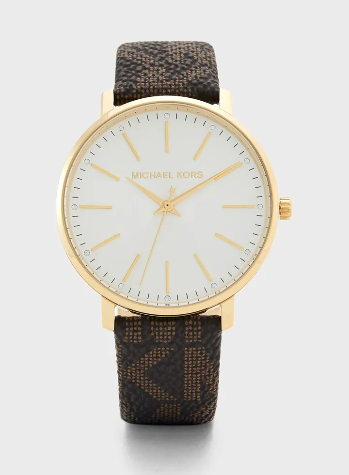 Classic Leather Strap Analog Watch