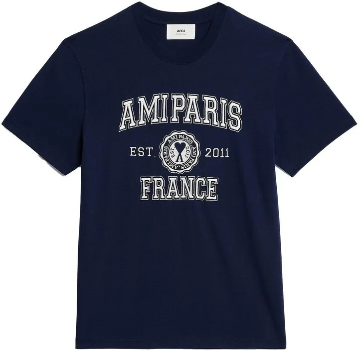 Blue Ami Paris France Cotton T-Shirt
