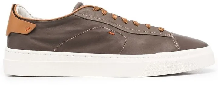 Leather Low-Top Sneakers