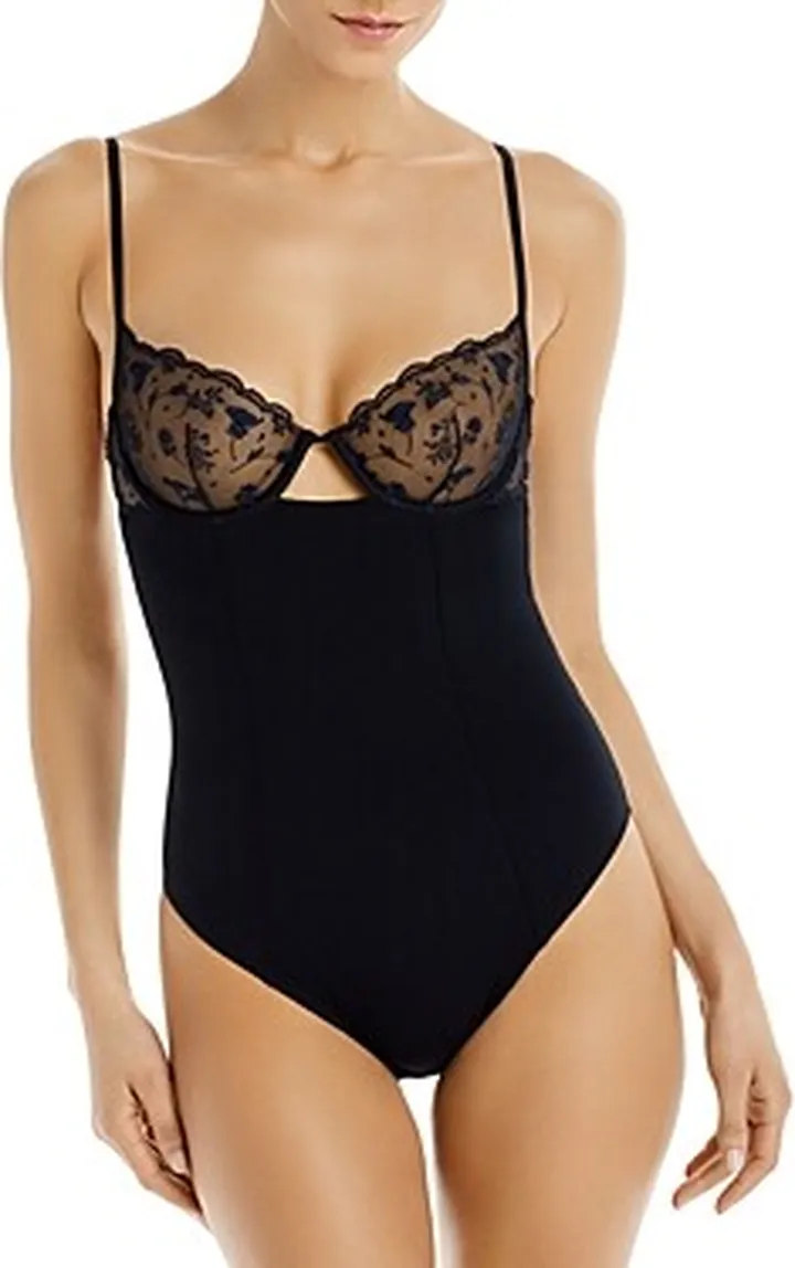 La Perla Underwire Floral Lace Bodysuit