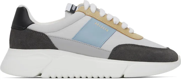 Axel Arigato Gray & Blue Genesis Vintage Sneakers