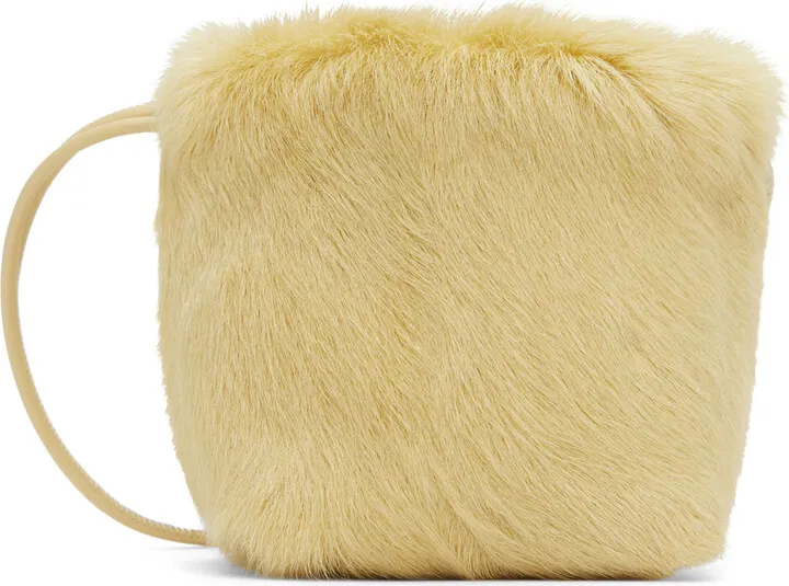Jil Sander Beige Mini Dumpling Bag