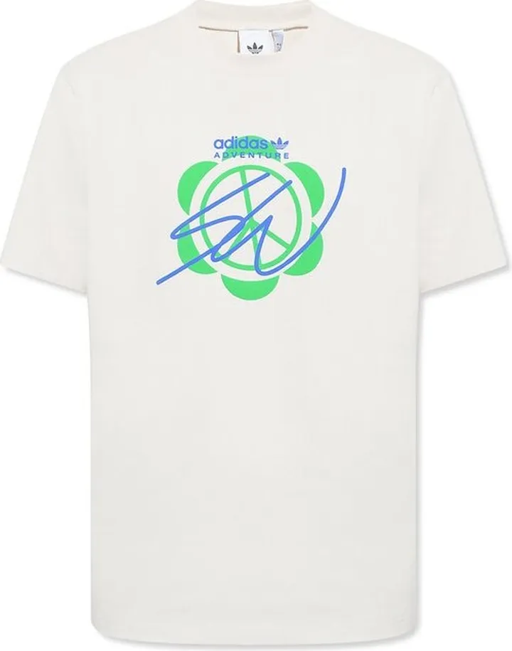 Adidas Originals Logo-Printed Crewneck T-Shirt