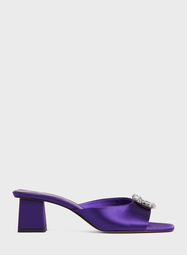 Satin Mules