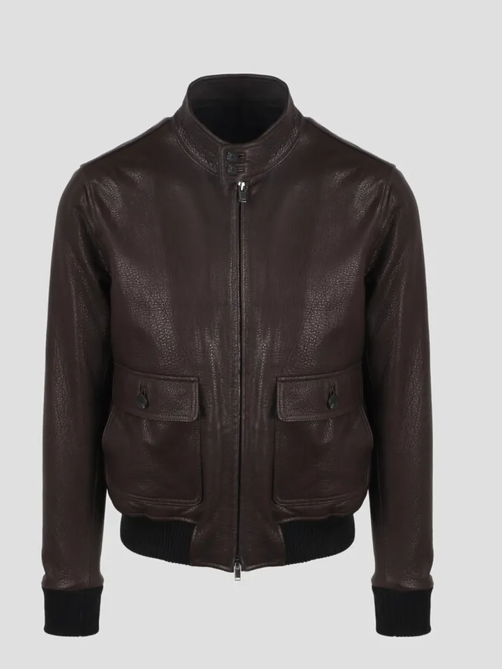 Tagliatore biker leather jacket.