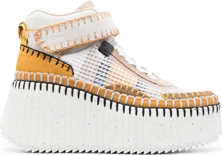 Nama platform-wedge sneakers