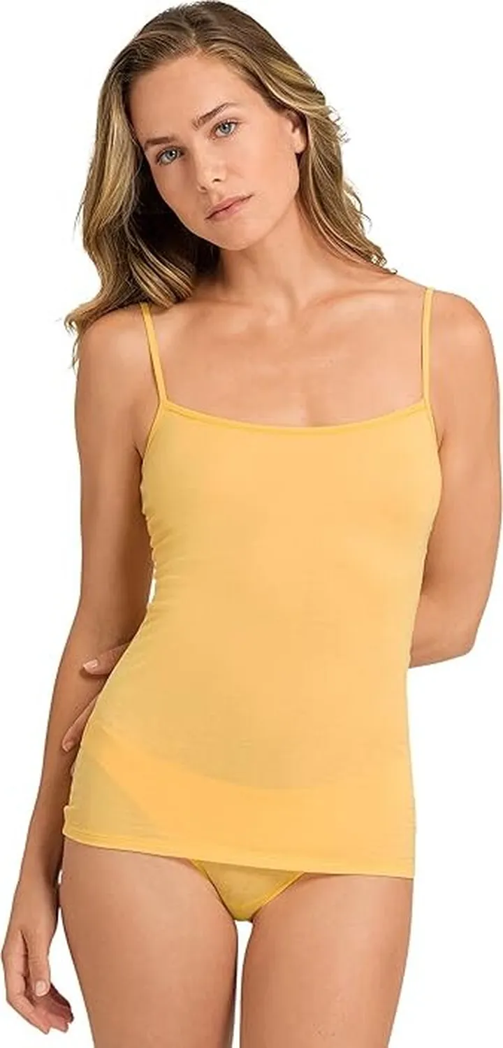 Hanro Ultralight Spaghetti Camisole (Sunshine) Women's Sleeveless