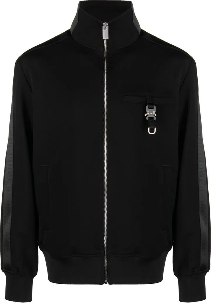 Logo-Buckle Zipped Bomber Jacket