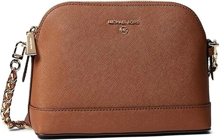 MICHAEL Michael Kors Jet Set Charm Large Dome Crossbody (Luggage) Handbags
