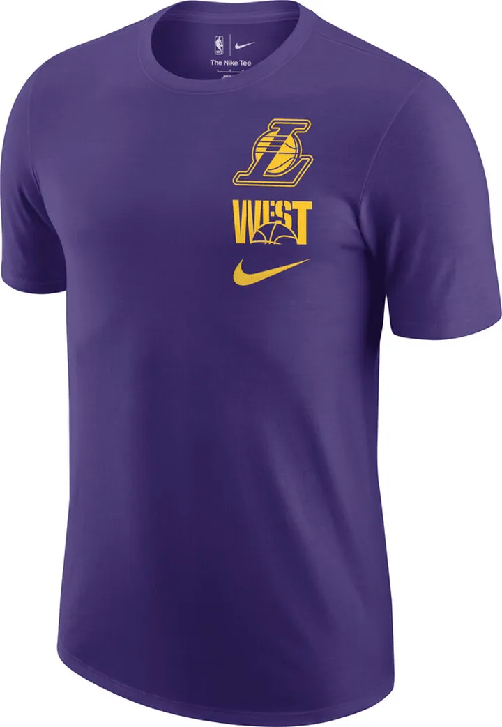 Los Angeles Lakers Nike Men's NBA T-Shirt in Purple