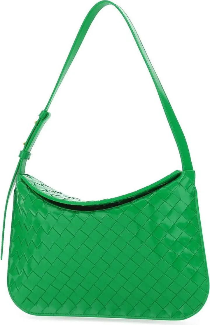 Bottega Veneta Intrecciato Cradle Foldover Shoulder Bag