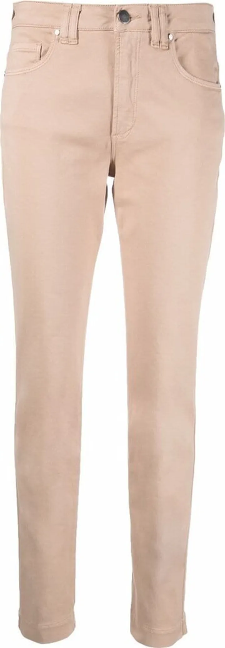 Slim-Cut Straight-Leg Trousers