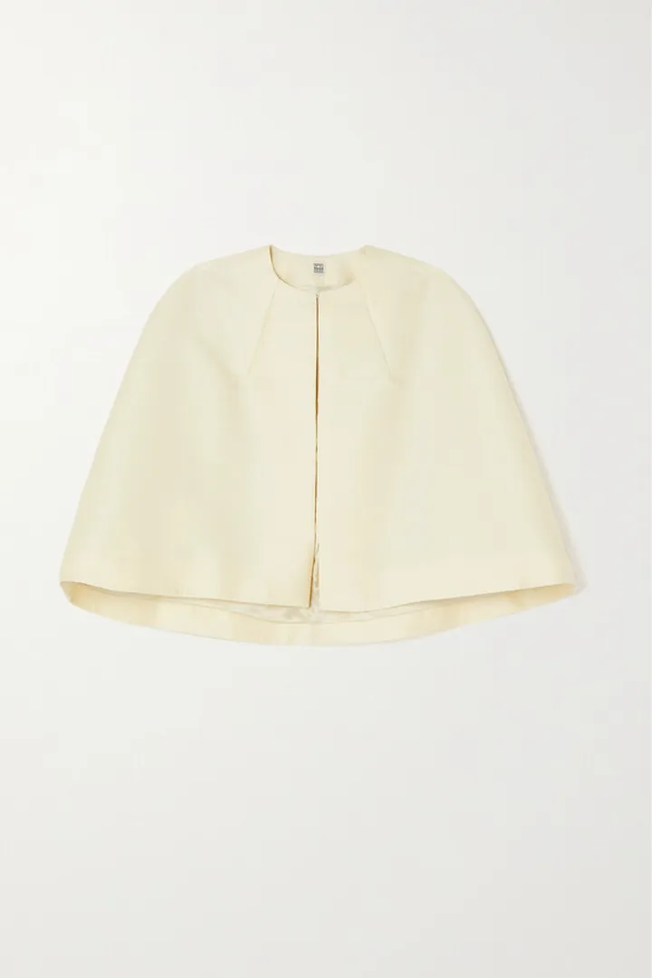 TOTEME - Woven Cape - Off-white