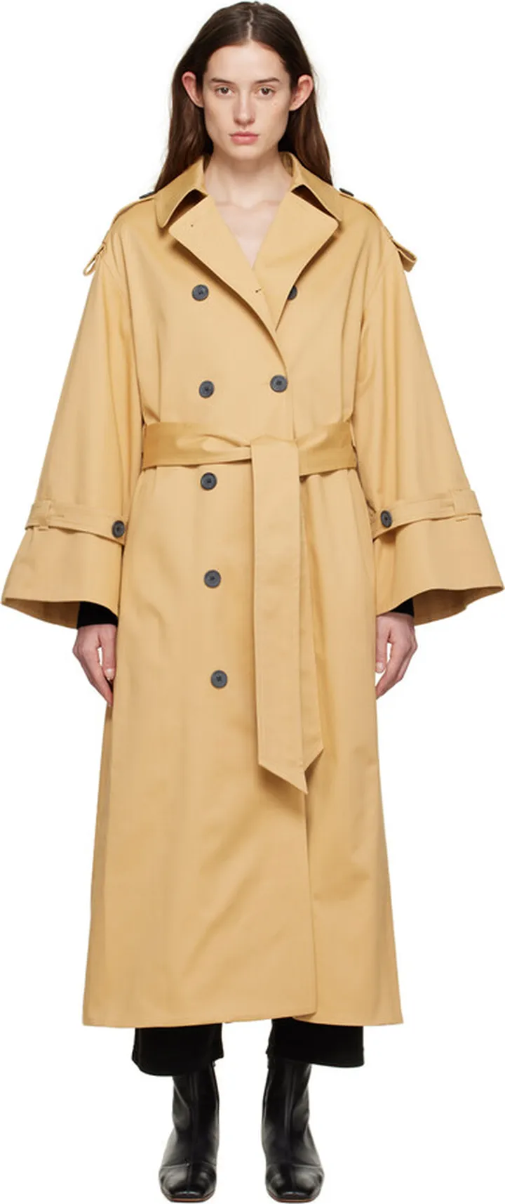 by Malene Birger Beige Alanis Trench Coat
