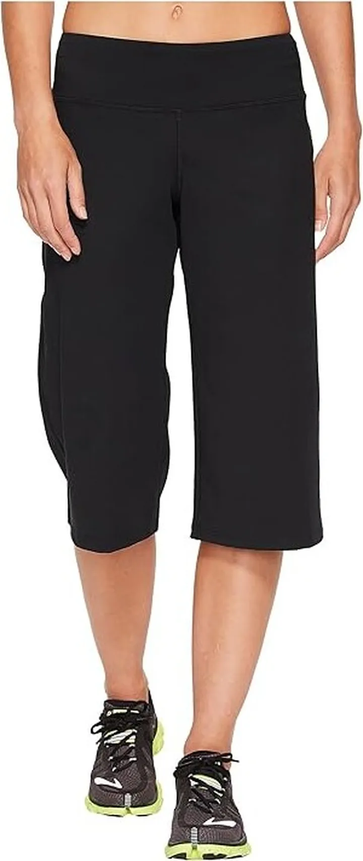 Brooks Greenlight Relaxed Capri Pants (Black) Women's Workout
