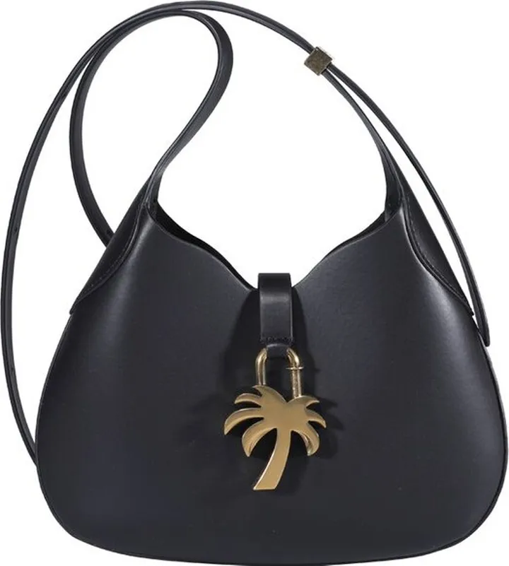 Palm Angels Logo Plaque Strapped Shoulder Bag