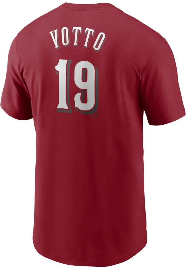 Nike Men's Joey Votto Cincinnati Reds Name and Number Player T-Shirt