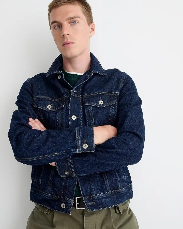 Rigid denim jacket