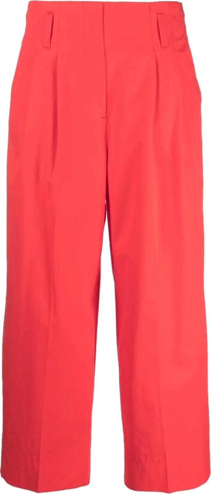 High-Waist Cropped Trousers