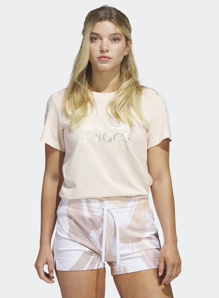 3 Stripe Luxe T-Shirt