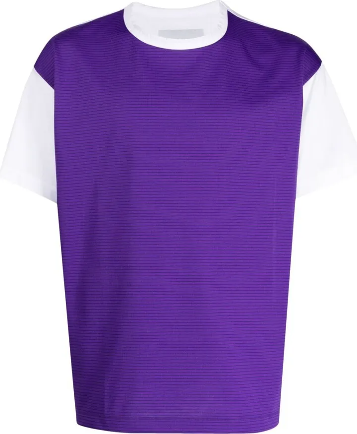 contrast-panel two-tone T-shirt