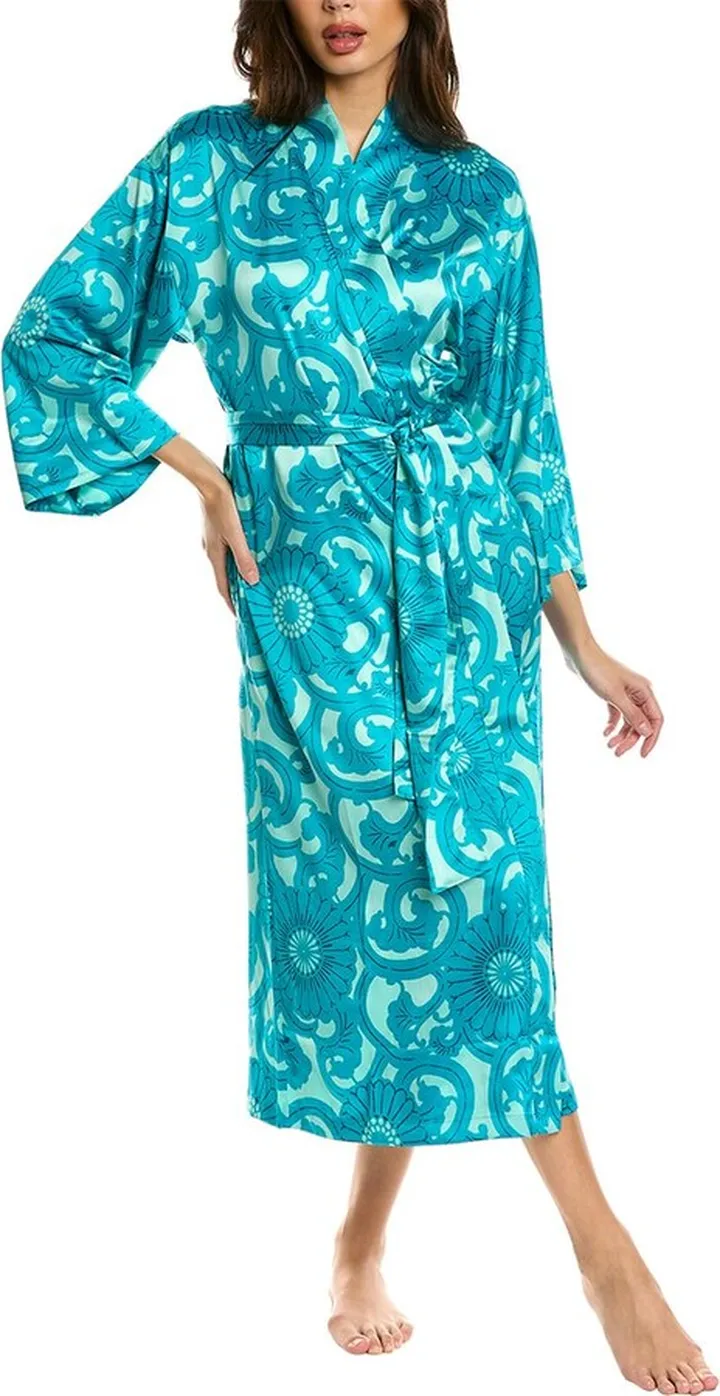 Natori Arabesque Satin Robe