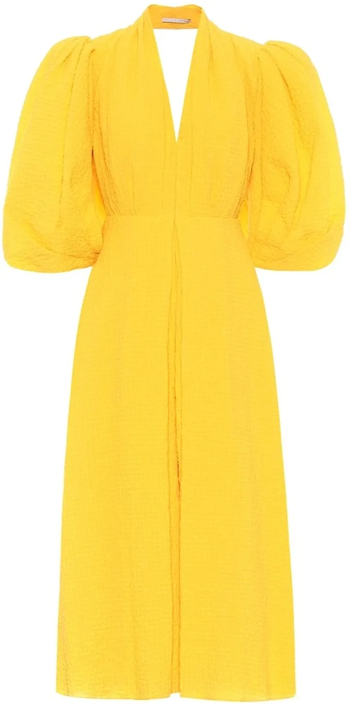 Deva open-back cotton gown