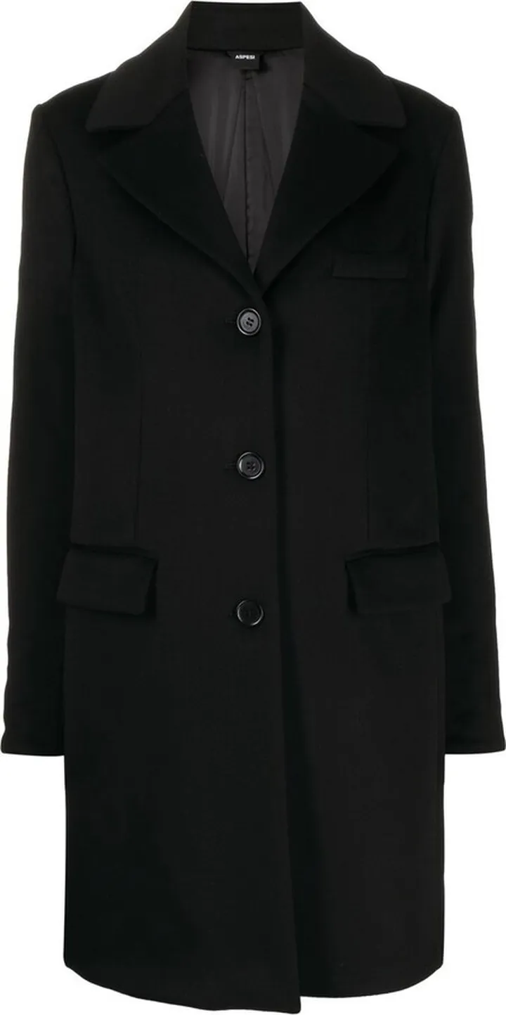Single-Breasted Button Coat