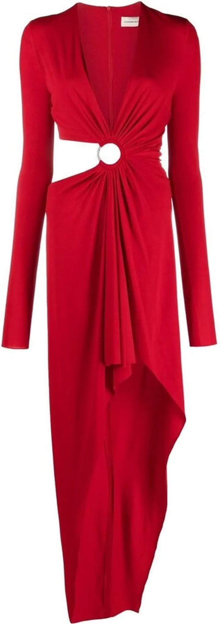 V-neck cut-out dress