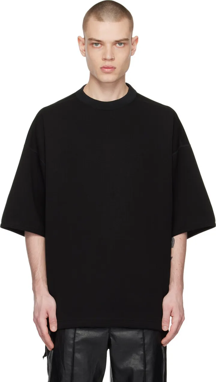 N.Hoolywood Black Zip T-Shirt