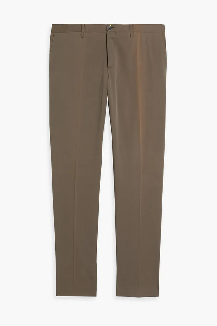 Cotton-blend twill chinos
