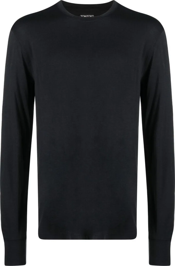 round-neck long-sleeve T-shirt