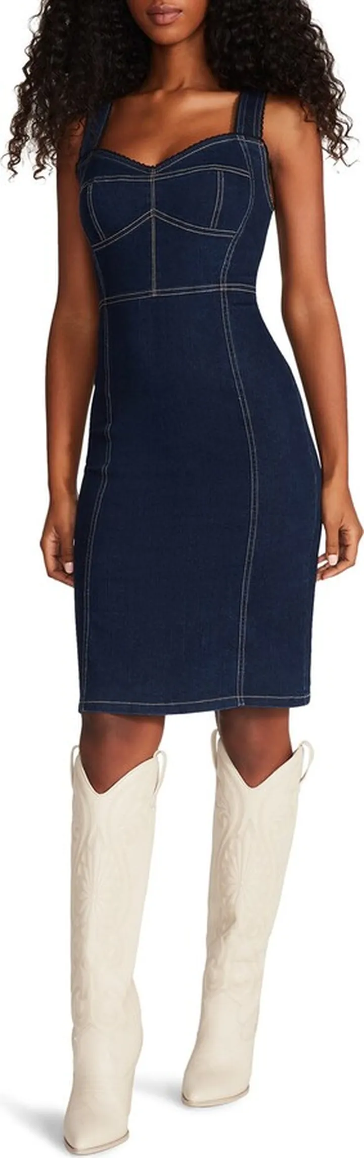 Estrella Bustier Denim Dress