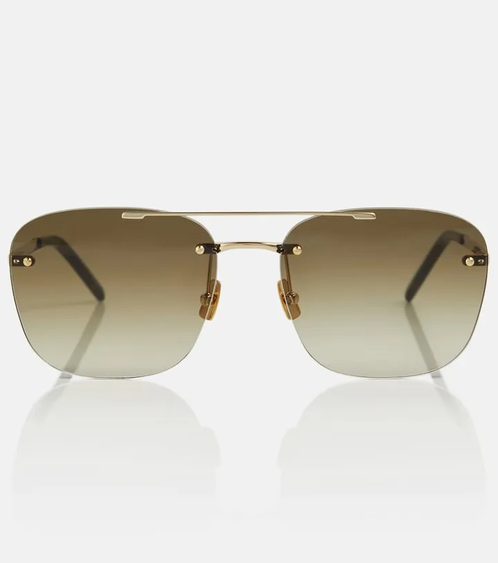 SL 309 Rimless aviator sunglasses