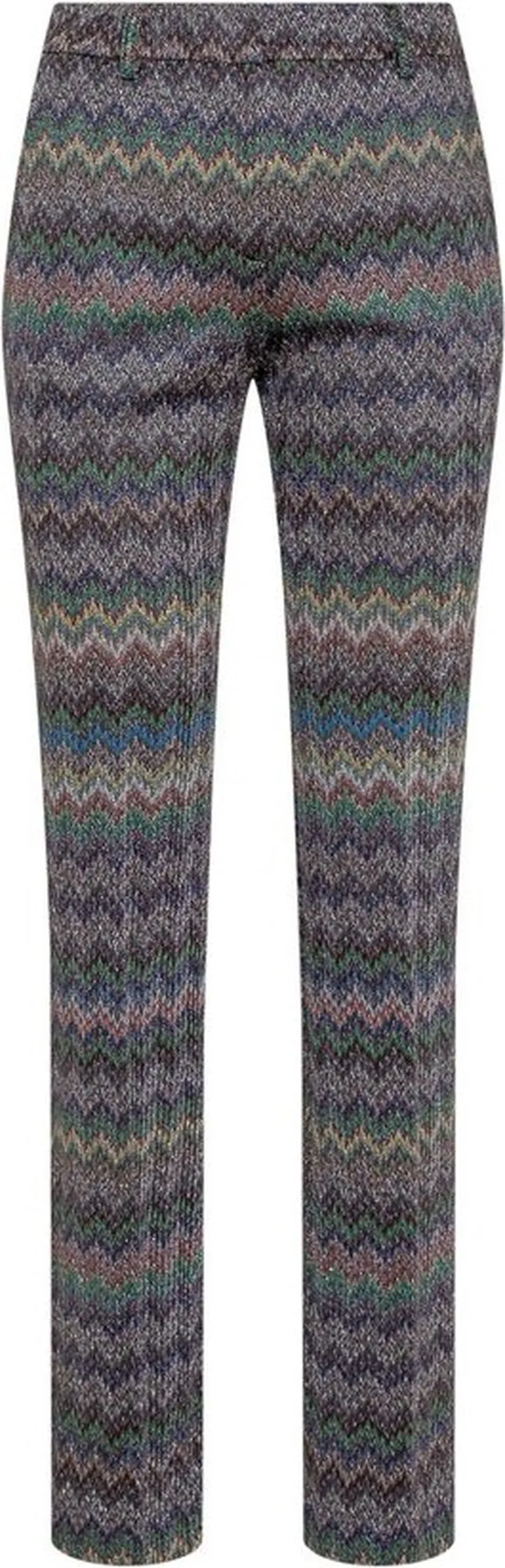 Missoni Zig-Zag Pattern Straight Leg Pants
