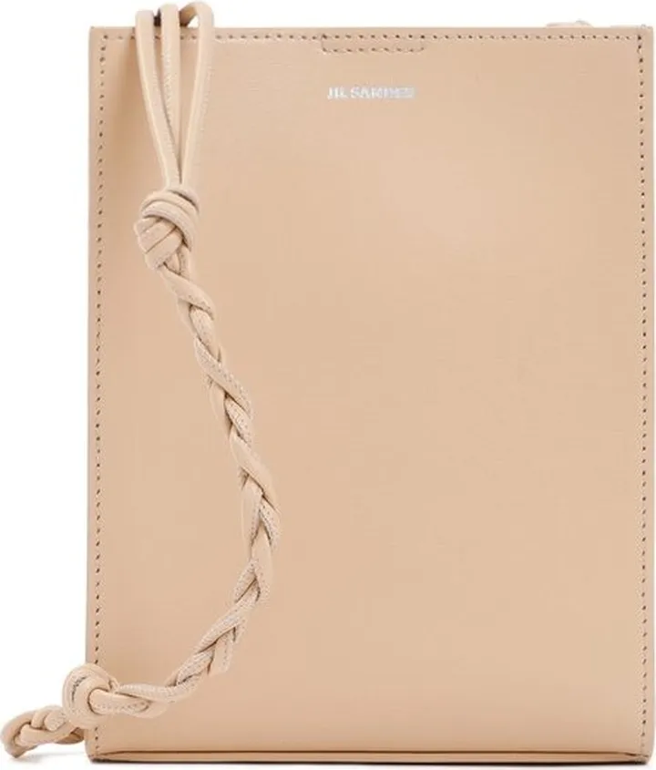 Jil Sander Logo Printed Strapped Crossbody Bag