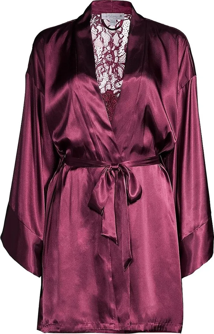 Lavender Hill Satin Robe