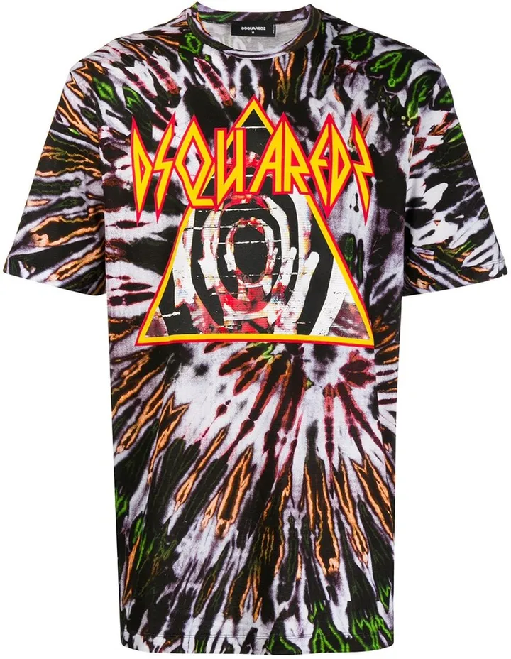 tie-dye printed T-shirt