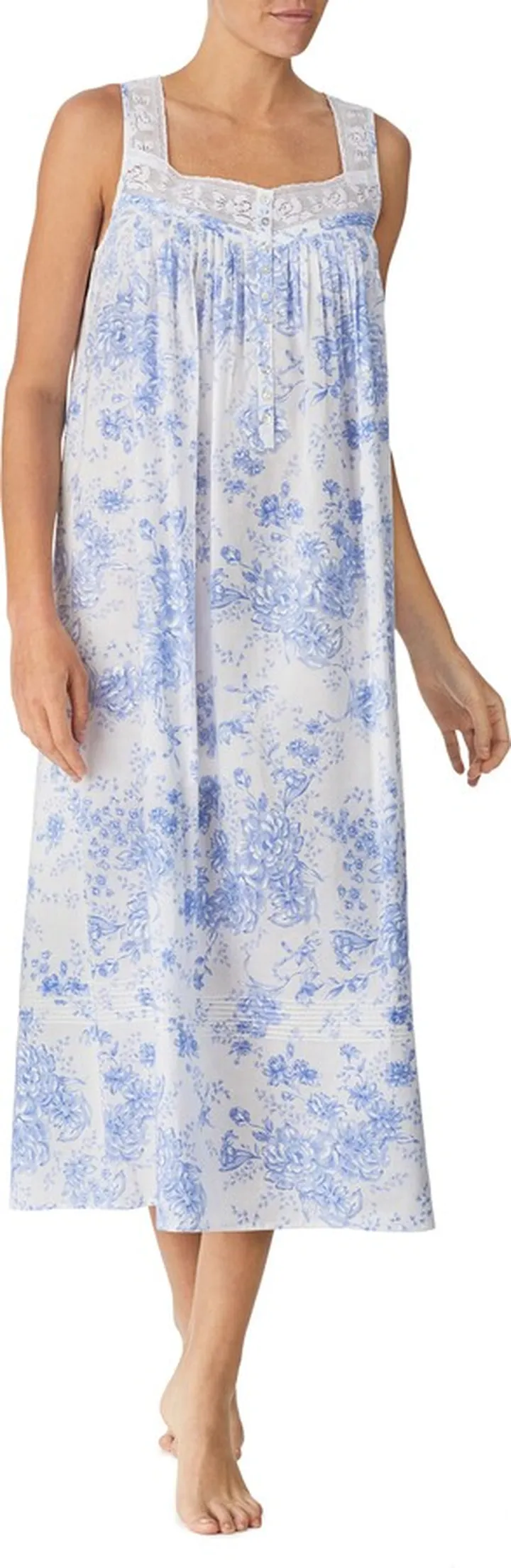 Sleeveless Cotton Ballet Nightgown