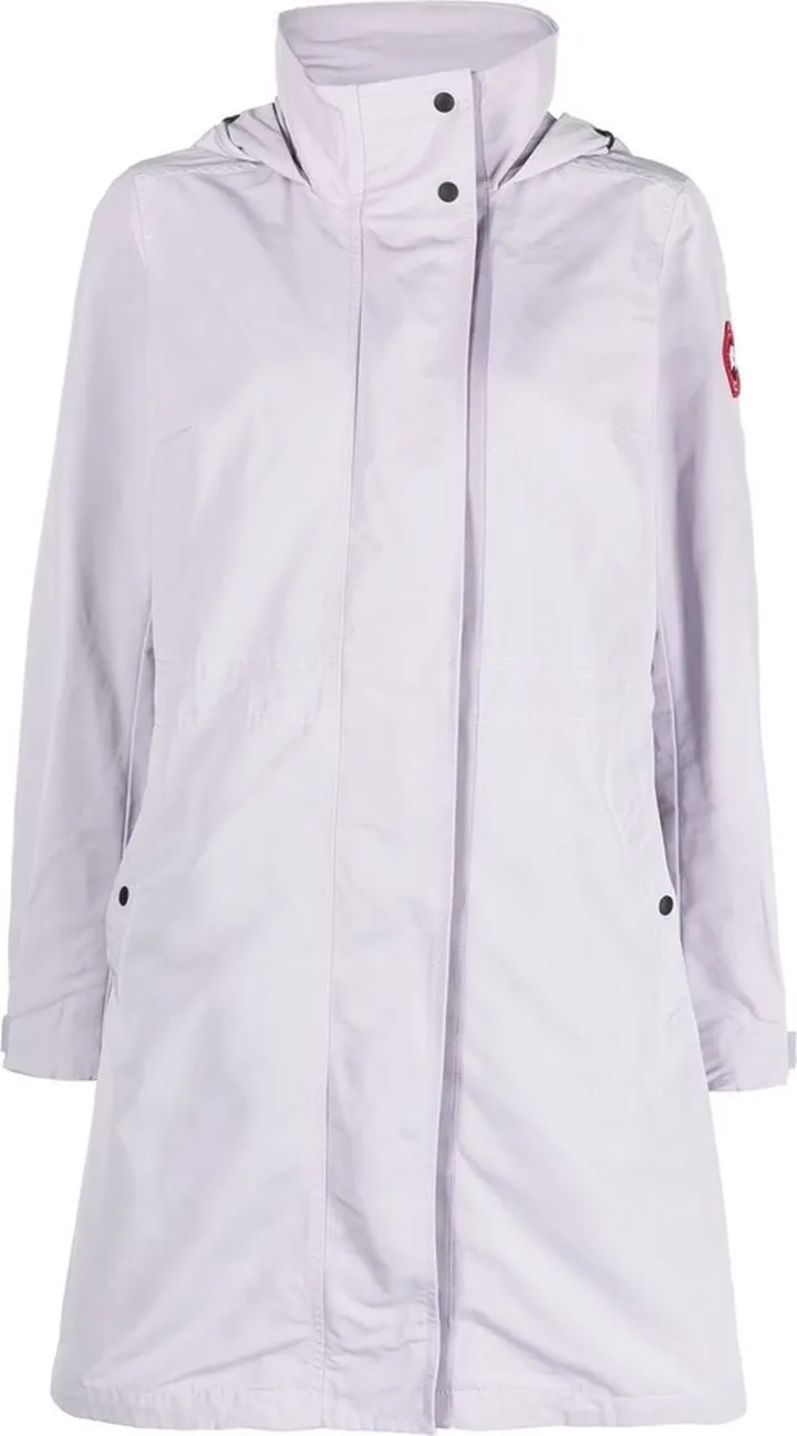 Logo Patch Hooded Jacket