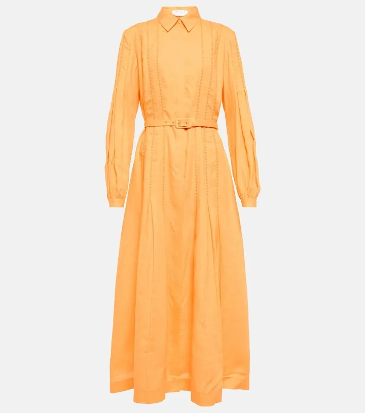 Chelsea linen shirt dress