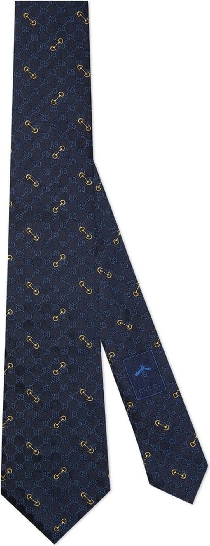 Monogram-Pattern Silk Tie