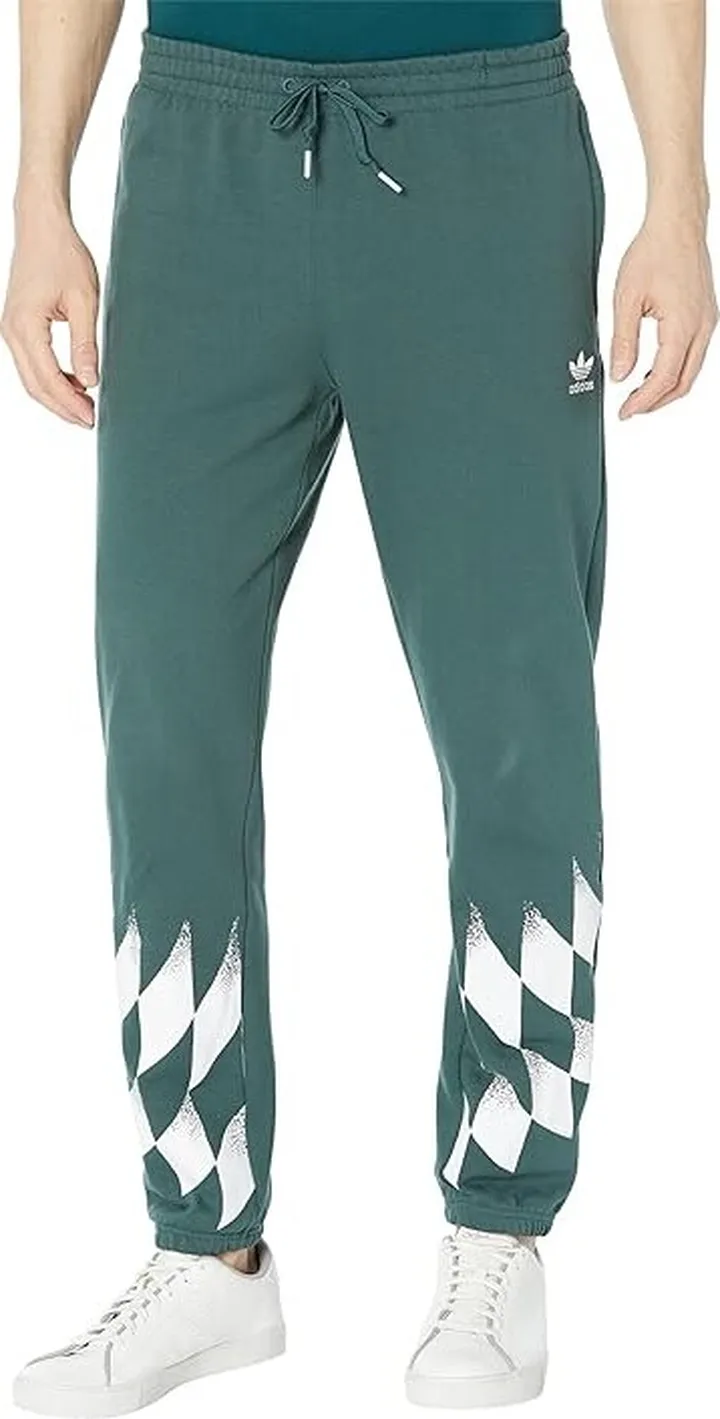 adidas Originals Rekive Graphic Sweatpants (Mineral Green) Men's Casual Pants