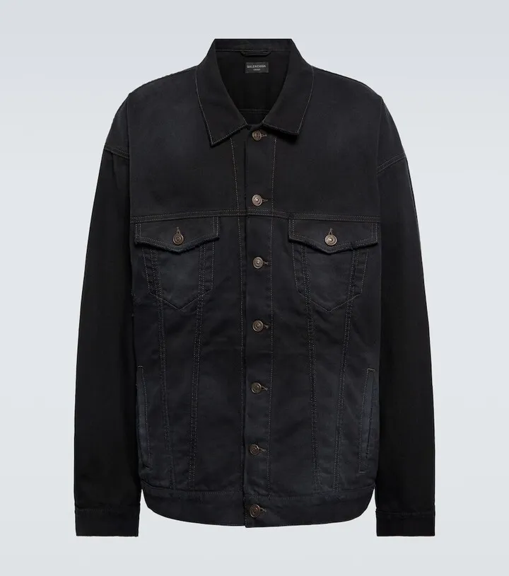 Oversized denim jacket