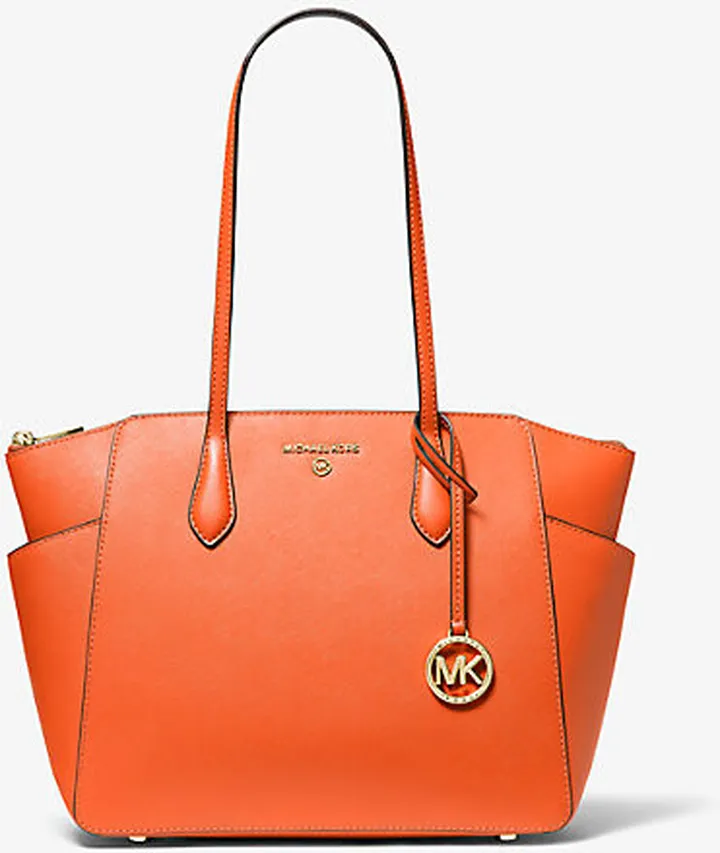 Marilyn Medium Saffiano Leather Tote Bag